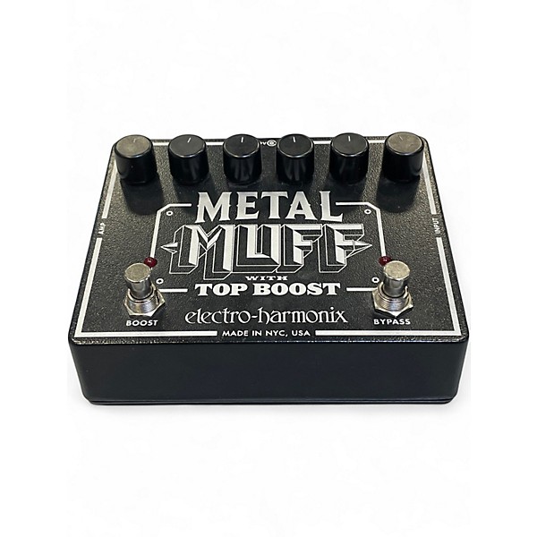 Used Electro-Harmonix Metal Muff Distortion With Top Boost Effect Pedal