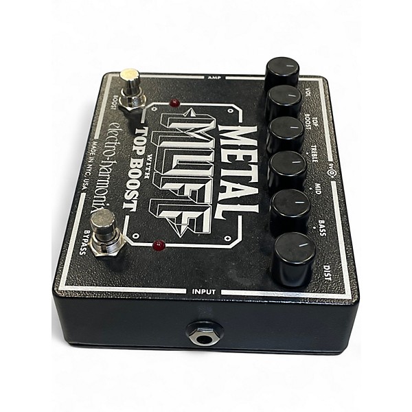 Used Electro-Harmonix Metal Muff Distortion With Top Boost Effect Pedal