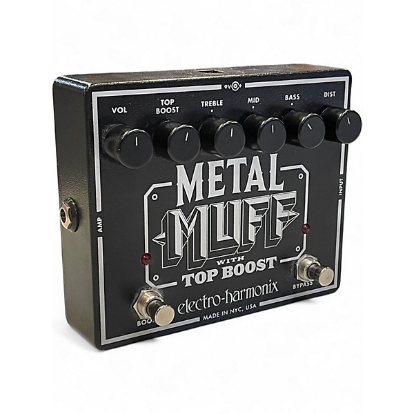 Used Electro-Harmonix Metal Muff Distortion With Top Boost Effect Pedal