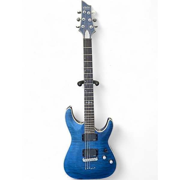 Used Schecter Guitar Research C1 Platinum Midnight Blue Solid Body Electric Guitar