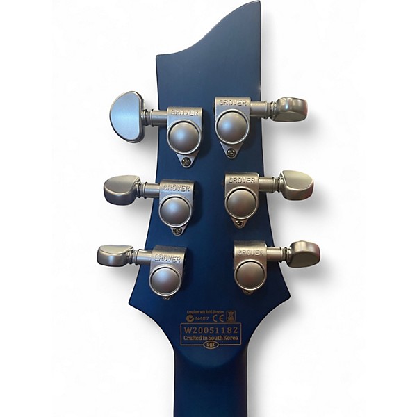 Used Schecter Guitar Research C1 Platinum Midnight Blue Solid Body Electric Guitar