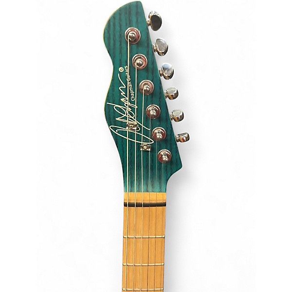 Used Chapman ML3 Traditional Turquoise Solid Body Electric Guitar