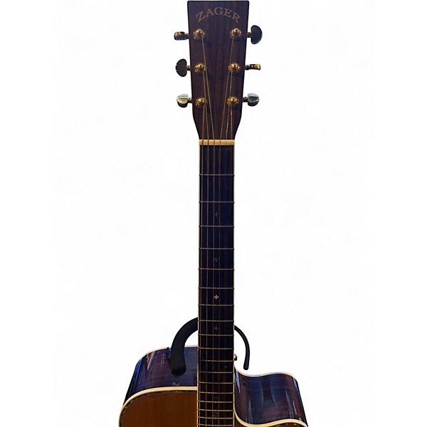 Used Zager ZAD80CE Natural Acoustic Electric Guitar
