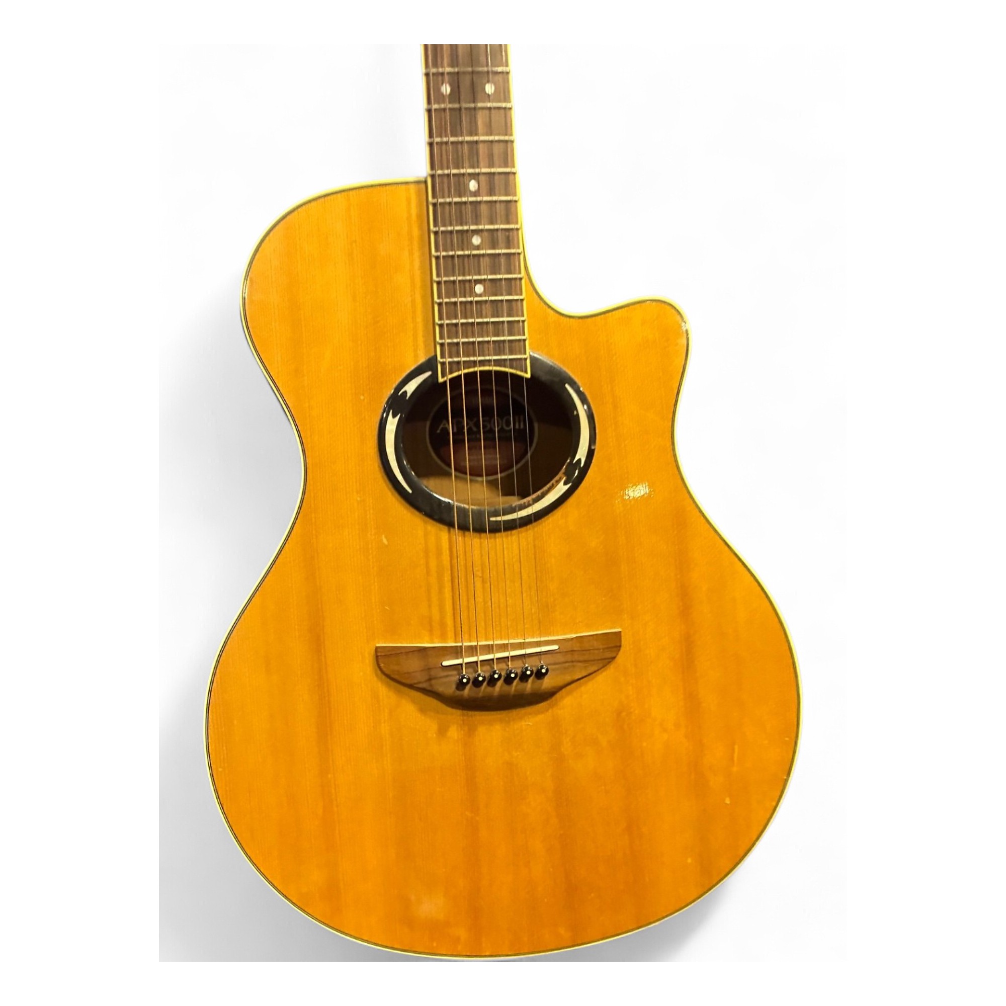 Yamaha APX500 Ⅱ プリアンプ新品交換品 Used Yamaha APX500II Natural Acoustic Electric Guitar Natural