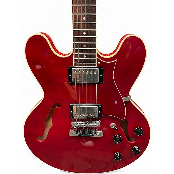 Used 2000 The Heritage H535 Trans Cherry Hollow Body Electric Guitar