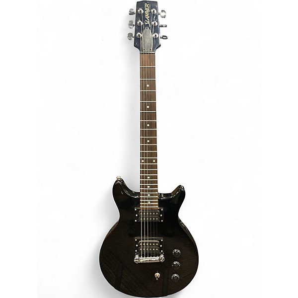 Used Hamer sp 1/bk Black Solid Body Electric Guitar