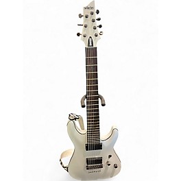Used Schecter Guitar Research Demon 6 Alpine White Solid Body Electric Guitar