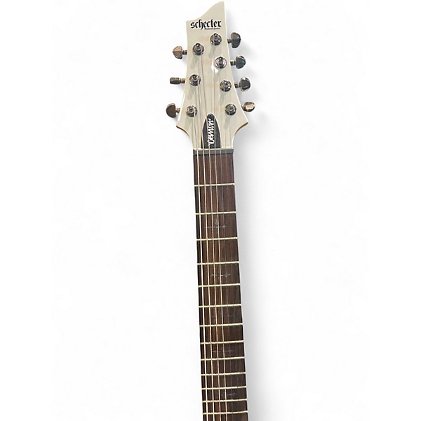 Used Schecter Guitar Research Demon 6 Alpine White Solid Body Electric Guitar