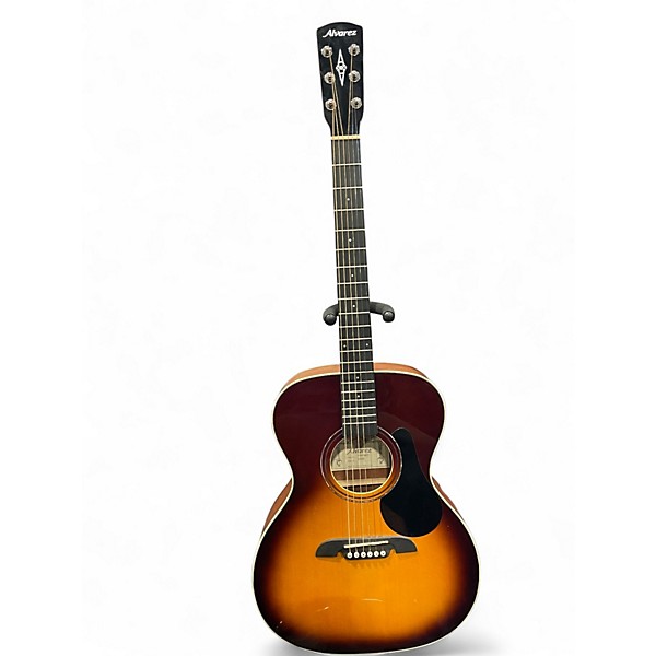 Used Alvarez RF26 OM/Folk 2 Tone Sunburst Acoustic Guitar