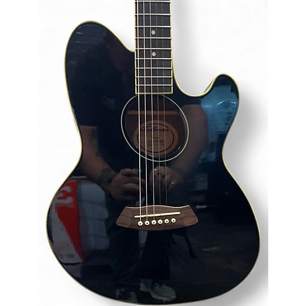 Used Ibanez TCY10E Talman BLACK Acoustic Electric Guitar