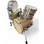 Used SONOR 4 Piece aq2 gold sparkle Drum Kit