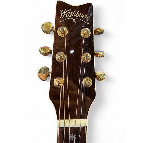 Used Washburn D-28S Natural Acoustic Guitar