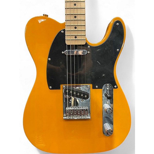 Used 2021 Squier Bullet Telecaster Butterscotch Blonde Solid Body Electric Guitar