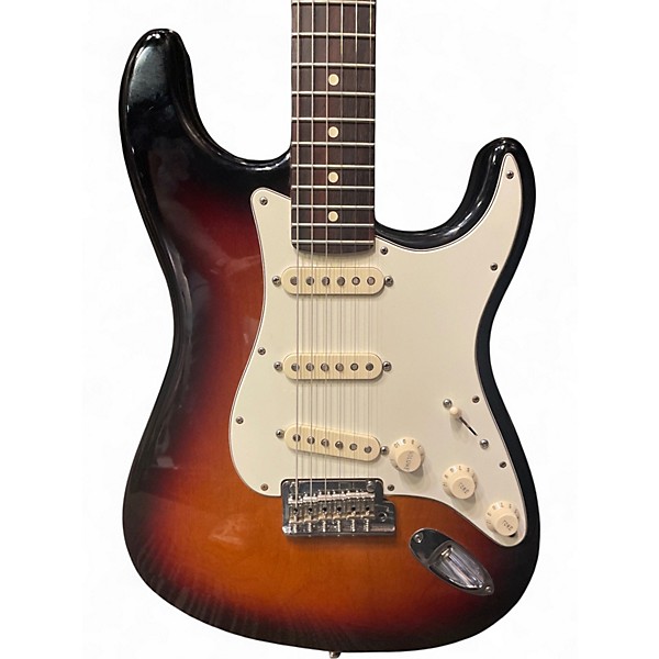 Used Fender American Standard Stratocaster 2 Color Sunburst Solid Body Electric Guitar