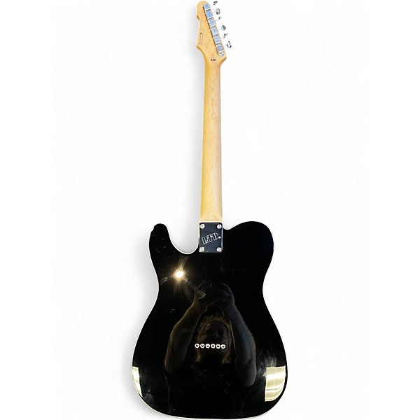 Used ESP LTD Ronnie Wood Signature Black Solid Body Electric Guitar