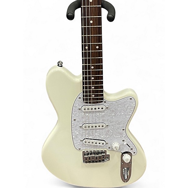 Used Ibanez ICHI00 1P-01 Vintage White Solid Body Electric Guitar