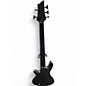 Used Schecter Guitar Research stealth Black Electric Bass Guitar