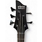 Used Schecter Guitar Research stealth Black Electric Bass Guitar