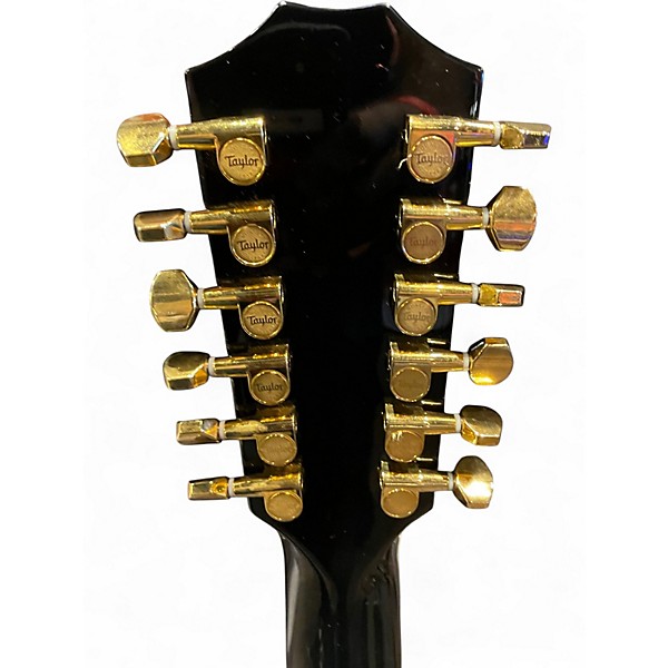 Used Taylor 657ce Doce Doble Black 12 String Acoustic Electric Guitar