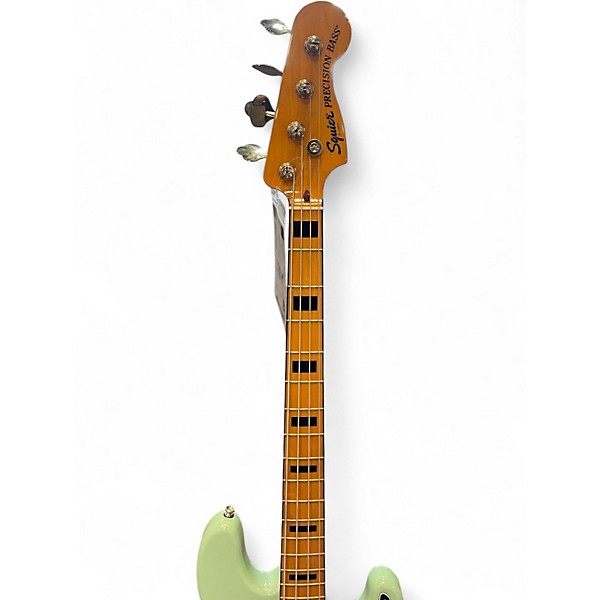 Used Squier Classic Vibe Precision Bass Surf Green Electric Bass Guitar
