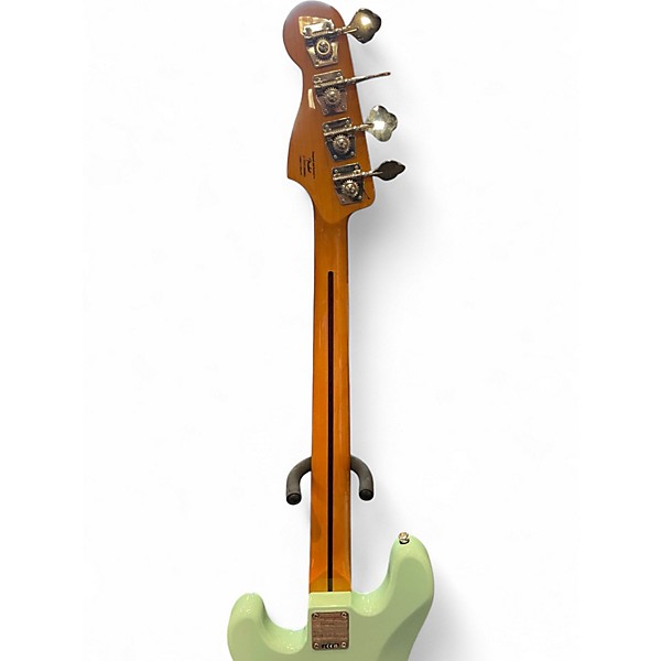 Used Squier Classic Vibe Precision Bass Surf Green Electric Bass Guitar