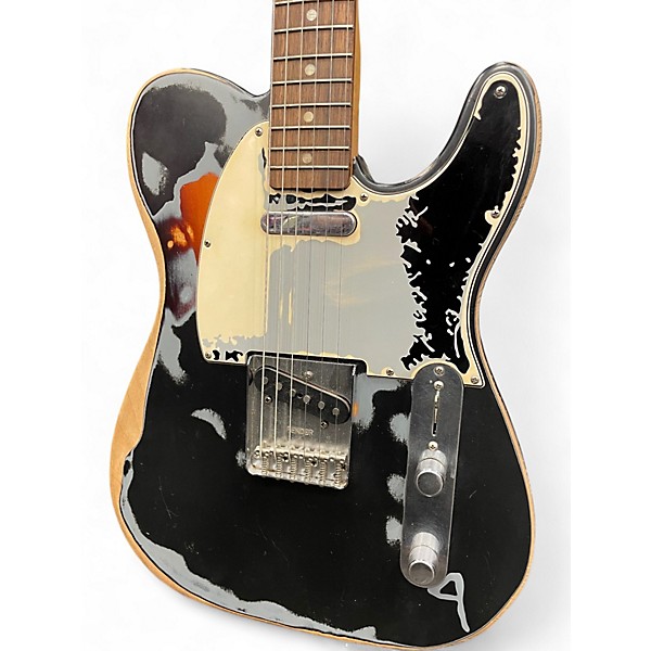 Used Fender JOE STRUMMER TELECASTER BLACK Solid Body Electric Guitar