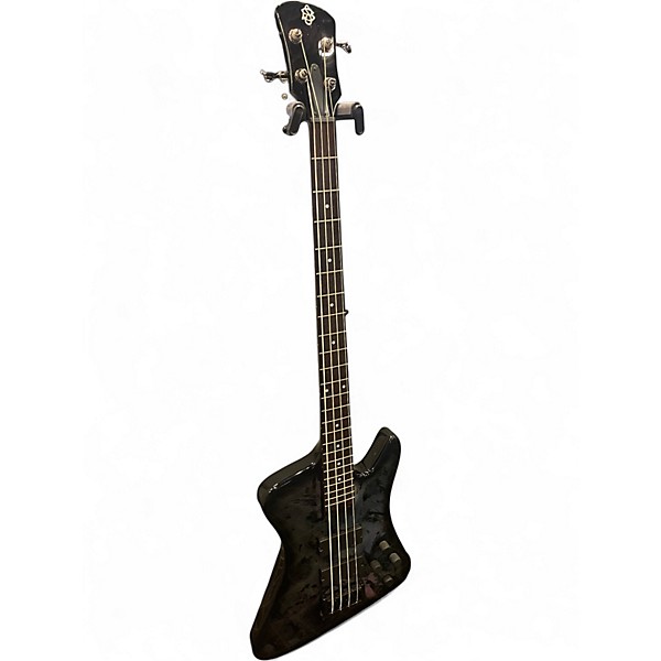 Used Spector Rex4 Pro Rex Brown Signature Holoflash Electric Bass Guitar