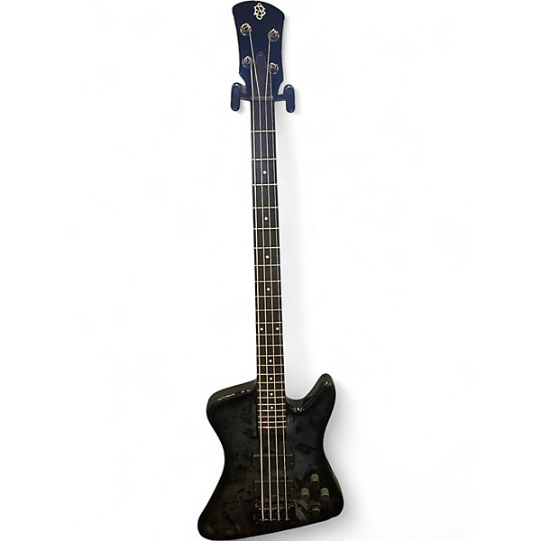 Used Spector Rex4 Pro Rex Brown Signature Holoflash Electric Bass Guitar