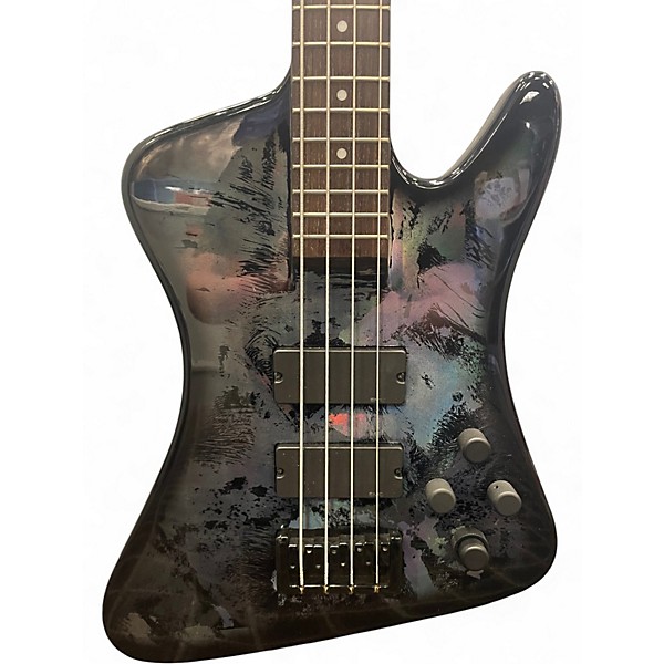 Used Spector Rex4 Pro Rex Brown Signature Holoflash Electric Bass Guitar