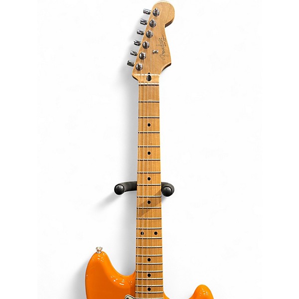 Used Fender Duo Sonic Capri Orange Solid Body Electric Guitar