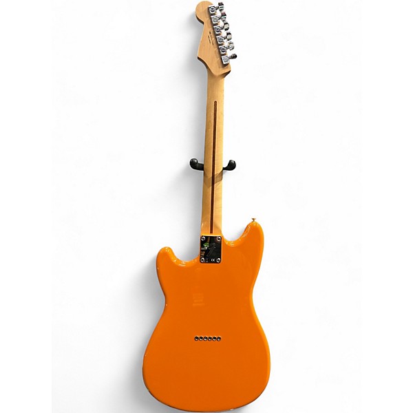 Used Fender Duo Sonic Capri Orange Solid Body Electric Guitar