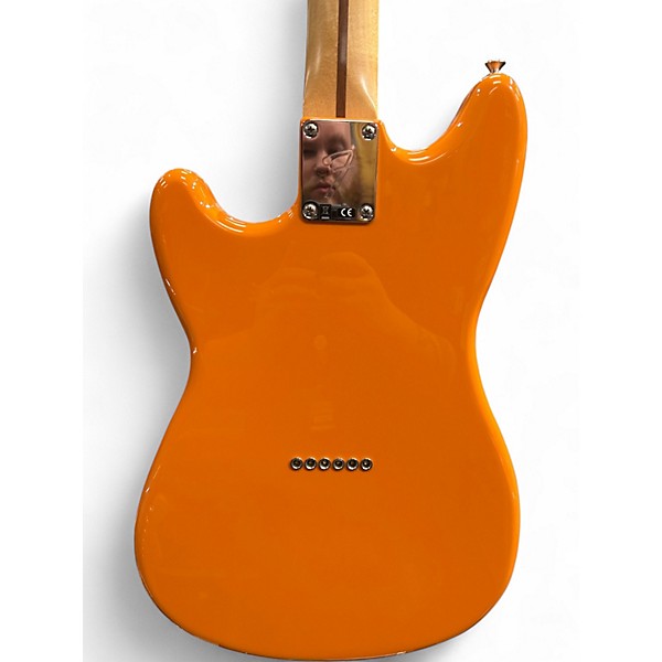 Used Fender Duo Sonic Capri Orange Solid Body Electric Guitar