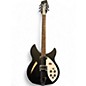 Used Rickenbacker 330/12 Black Hollow Body Electric Guitar thumbnail