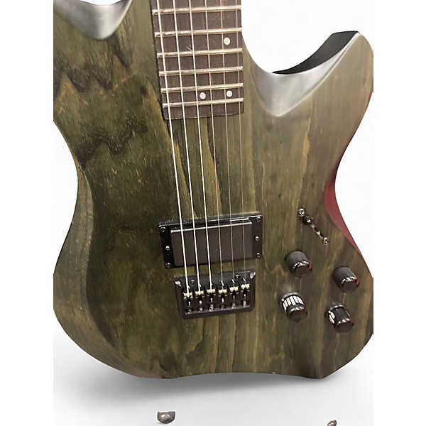 Used Line 6 SHURIKEN VARIAX Trans Green Solid Body Electric Guitar