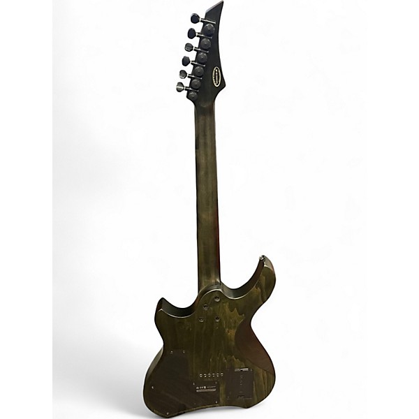 Used Line 6 SHURIKEN VARIAX Trans Green Solid Body Electric Guitar