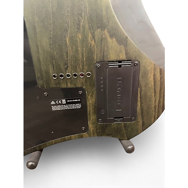 Used Line 6 SHURIKEN VARIAX Trans Green Solid Body Electric Guitar