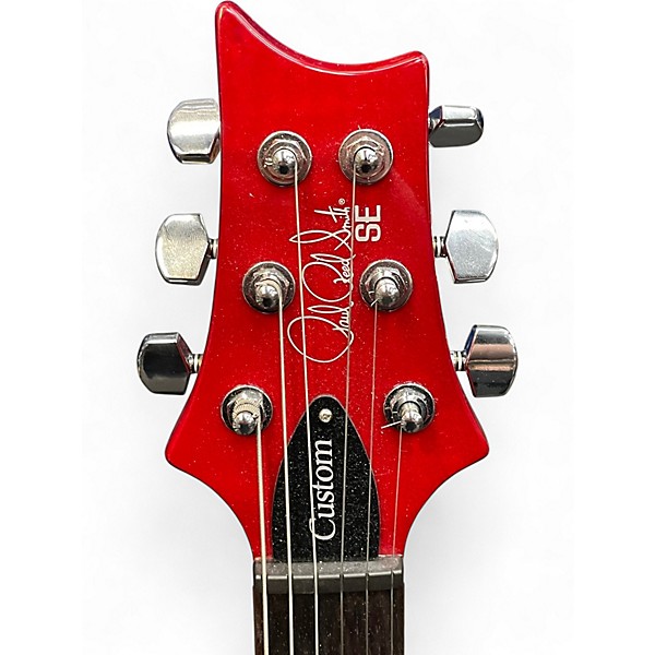 Used PRS SE Custom 24-08 Charcoal Cherry Burst Solid Body Electric Guitar
