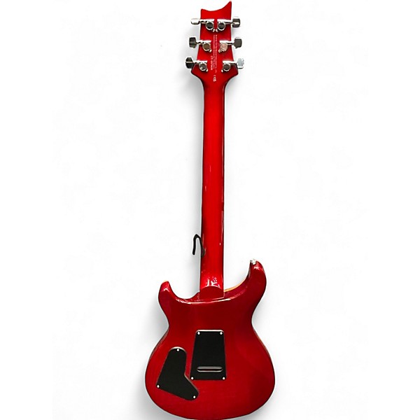 Used PRS SE Custom 24-08 Charcoal Cherry Burst Solid Body Electric Guitar