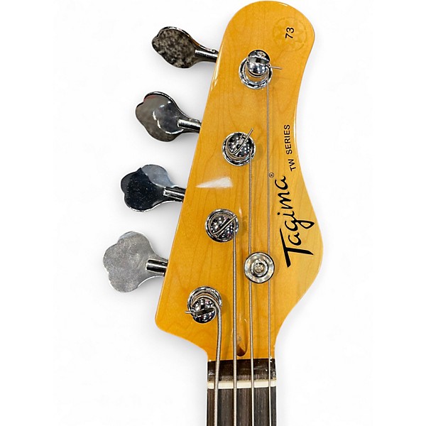 Used Tagima TW SERIES Cream Electric Bass Guitar