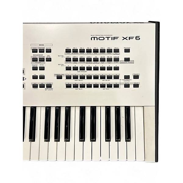 Used Yamaha Motif XF6 White Edition 61 Key Keyboard Workstation
