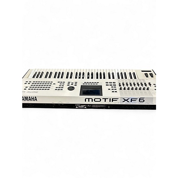 Used Yamaha Motif XF6 White Edition 61 Key Keyboard Workstation