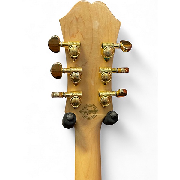 Used Epiphone EJ200SCE Left Handed Natural Acoustic Electric Guitar