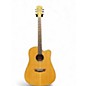 Used Washburn WD45SCE Vintage Natural Acoustic Electric Guitar thumbnail