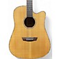 Used Washburn WD45SCE Vintage Natural Acoustic Electric Guitar
