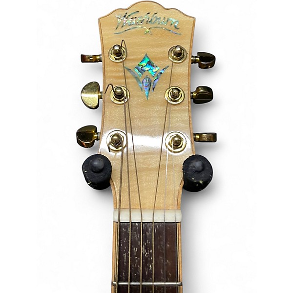 Used Washburn WD45SCE Vintage Natural Acoustic Electric Guitar
