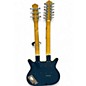 Used Danelectro 12/6 Doubleneck Blue Hollow Body Electric Guitar