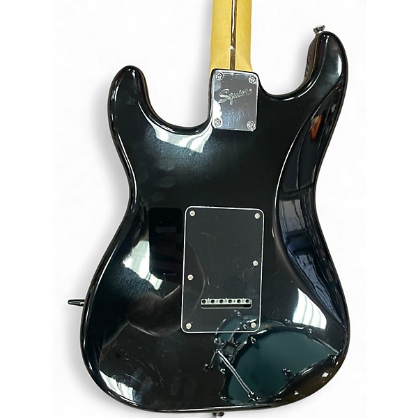 Used Squier Vintage Modified 70s Stratocaster Black Solid Body Electric Guitar