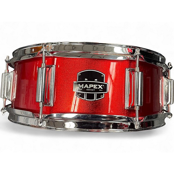 Used Mapex 5 Piece COMET RED SPARKLE Drum Kit