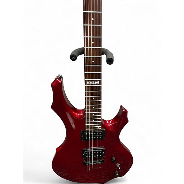 Used ESP LTD F50 Candy Apple Red Solid Body Electric Guitar