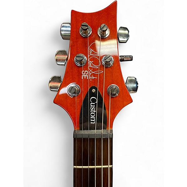 Used PRS SE Custom 24 Left Handed Vintage Sunburst Solid Body Electric Guitar